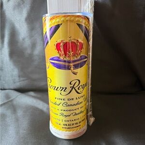 New 20oz Crown Royal Fine De Luxe Tumbler Slid Top Straw Nonslip Bottom Brush